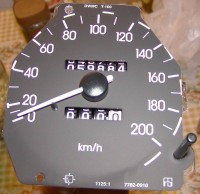 Rozobrany tachometer